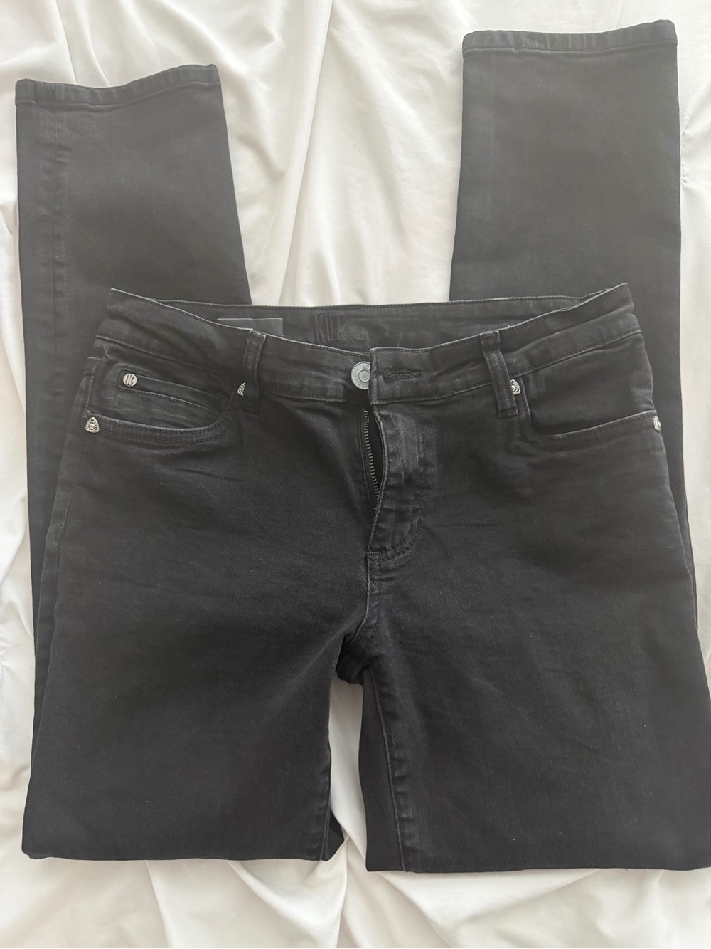 Kut from the Kloth Black Straight leg Jeans